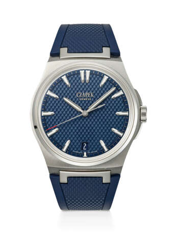 CZAPEK, STAINLESS STEEL 'ANTARCTIQUE, PASSAGE DE DRAKE - DEEP BLUE' - photo 1