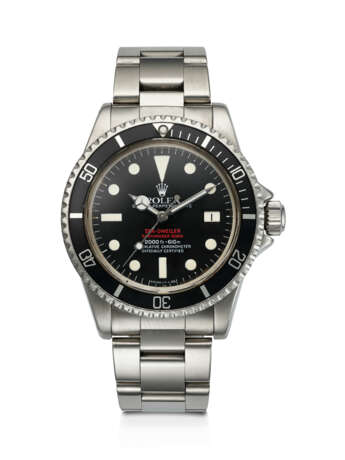 ROLEX, STAINLESS STEEL SEA-DWELLER 'DOUBLE RED', REF. 1665 - photo 1