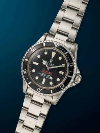 ROLEX, STAINLESS STEEL SEA-DWELLER 'DOUBLE RED', REF. 1665 - photo 2