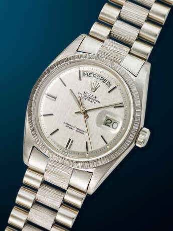 ROLEX, WHITE GOLD 'DAY-DATE', REF. 1807 - photo 2