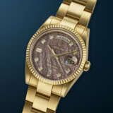 ROLEX, YELLOW GOLD AND DIAMOND-SET 'DAY-DATE', WITH JUBILEE MOTHER-OF-PEARL DIAL, REF. 118238 - photo 2