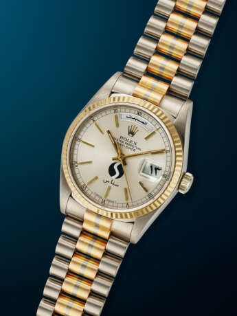 ROLEX, TRIDOR 'DAY-DATE', MADE FOR SNAS (SAUDI NATIONAL AVIATION SERVICES), REF. 18039B - Foto 2