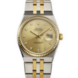 ROLEX, STAINLESS STEEL, YELLOW GOLD AND DIAMOND-SET 'OYSTERQUARTZ DATEJUST', REF. 17013 - Foto 1