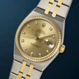 ROLEX, STAINLESS STEEL, YELLOW GOLD AND DIAMOND-SET 'OYSTERQUARTZ DATEJUST', REF. 17013 - Foto 2