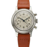 LONGINES, RARE STAINLESS STEEL FLYBACK CHRONOGRAPH WRISTWATCH, WITH TWO-TONE SILVERED SECTOR DIAL, REF. 5415 - Foto 1