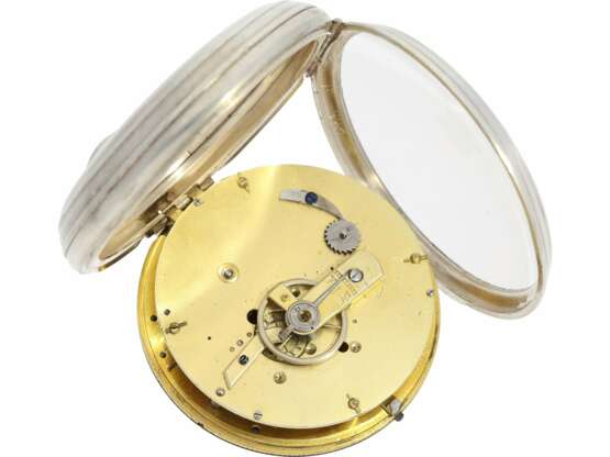 Taschenuhr: technische Rarität, eine der frühesten bekannten astronomischen Taschenuhren mit echtem ewigen Kalender "Quantième Bisextile", Frankreich um 1800 - photo 3