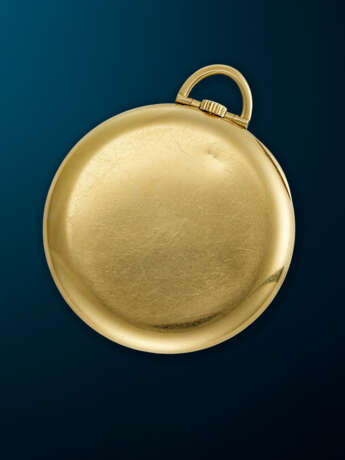 AUDEMARS PIGUET, YELLOW GOLD OPENFACE POCKET WATCH, RETAILED BY CARTIER - Foto 2