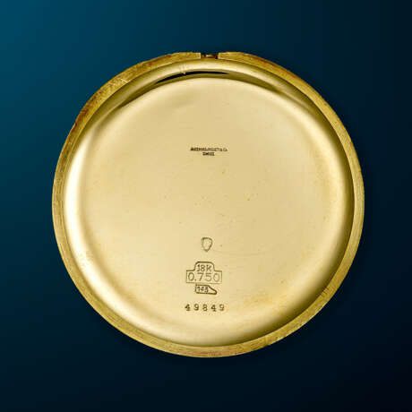 AUDEMARS PIGUET, YELLOW GOLD OPENFACE POCKET WATCH, RETAILED BY CARTIER - Foto 3