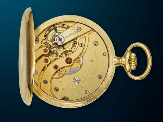 PATEK PHILIPPE, YELLOW GOLD OPENFACE POCKET WATCH, RETAILED BY A. CAIRELLI - Foto 5