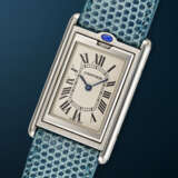 CARTIER, RARE STAINLESS STEEL 'MILLENNIUM TANK BASCULANTE', REF. 2390 - фото 2