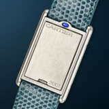 CARTIER, RARE STAINLESS STEEL 'MILLENNIUM TANK BASCULANTE', REF. 2390 - фото 3