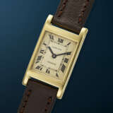 CARTIER, RARE YELLOW GOLD 'TANK DUOPLAN', WITH 'EAGLE BEAK' LUGS - фото 2