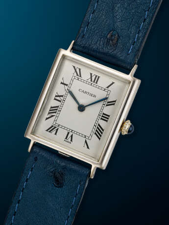 BUECHE-GIROD FOR CARTIER, WHITE GOLD 'TANK A PATTES' - фото 2