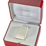 CARTIER, WHITE GOLD AND ENAMEL 'TANK RECTANGULAIRE A PATTES VIS ARMURIER' - фото 5