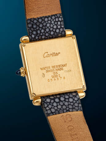 CARTIER, YELLOW GOLD QUARTZ 'TANK OBUS', REF. 1630 2 - фото 3