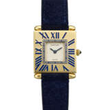 CARTIER, YELLOW GOLD AND ENAMEL QUARTZ 'OBUS' - photo 1