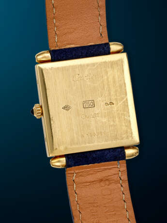 CARTIER, YELLOW GOLD AND ENAMEL QUARTZ 'OBUS' - photo 3