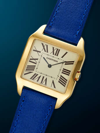 CARTIER, LARGE YELLOW GOLD 'SANTOS DUMONT', REF. 2649 - Foto 2