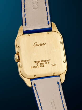 CARTIER, LARGE YELLOW GOLD 'SANTOS DUMONT', REF. 2649 - Foto 3