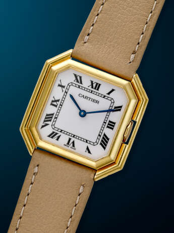 CARTIER, YELLOW GOLD 'CEINTURE AUTOMATIC' - фото 2