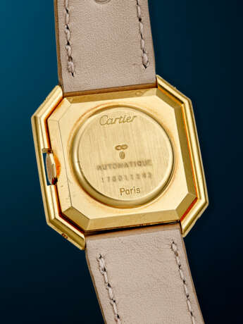 CARTIER, YELLOW GOLD 'CEINTURE AUTOMATIC' - фото 3