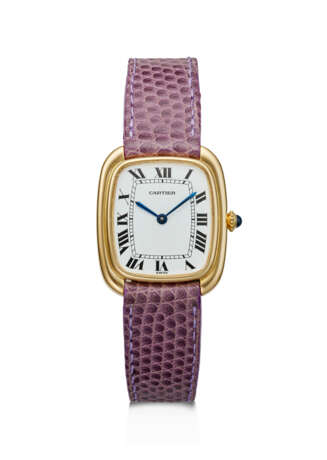 CARTIER, YELLOW GOLD 'GONDOLE AUTOMATIQUE' - фото 1