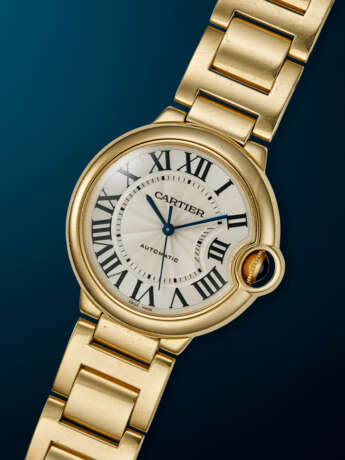 CARTIER, YELLOW GOLD 'BALLON BLEU', REF. 3002 - фото 2