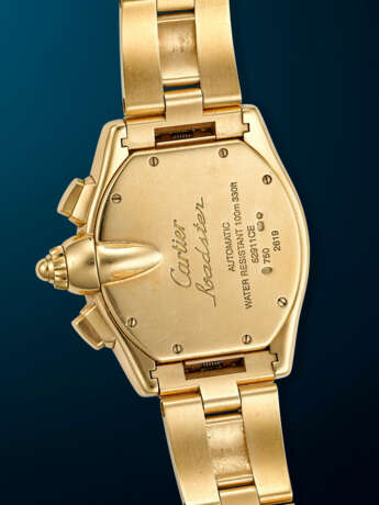 CARTIER, HEAVY YELLOW GOLD CHRONOGRAPH 'ROADSTER', REF. 2619 - фото 3