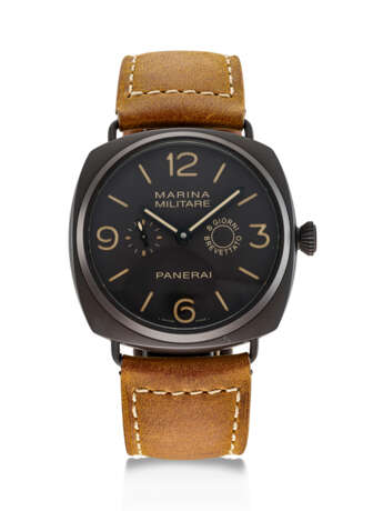 PANERAI, LIMITED EDITION COMPOSITE CUSHION-SHAPED 'RADIOMIR MARINA MILITARE 8 GIORNI', WITH 8 DAY POWER RESERVE, REF. OP6806 - фото 1