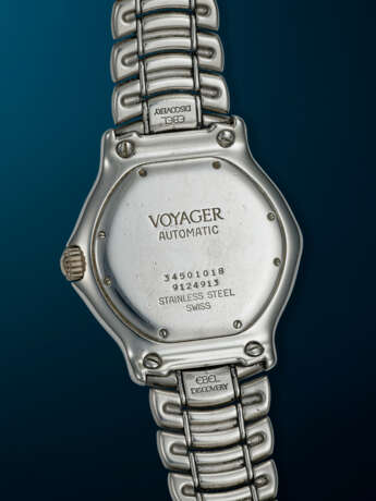 EBEL, STAINLESS STEEL WORLD TIME 'VOYAGER' - фото 3