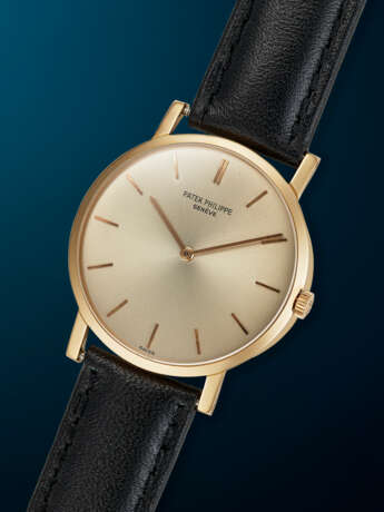 PATEK PHILIPPE, PINK GOLD 'CALATRAVA', REF. 3470R - фото 2