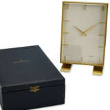 JAEGER-LECOULTRE, HEAVY BRASS TABLE CLOCK - фото 4