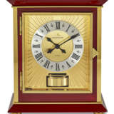 JAEGER-LECOULTRE, GILT BRASS AND RED LACQUER 'ATMOS ROYALE' - фото 1