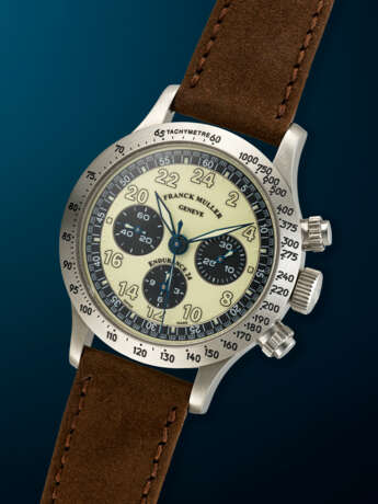 FRANCK MULLER, LIMITED EDITION STAINLESS STEEL CHRONOGRAPH 'ENDURANCE 24', WITH 24-HOUR INDICATION - photo 2