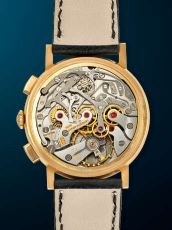 LONGINES, YELLOW GOLD CHRONOGRAPH, REF. 7414 12 - фото 4