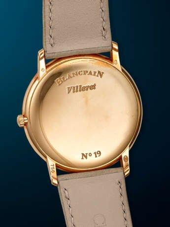 BLANCPAIN, PINK GOLD 'VILLERET' - photo 3