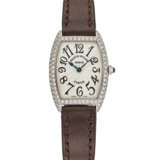 FRANCK MULLER, LADY'S WHITE GOLD AND DIAMOND-SET TONNEAU-SHAPED QUARTZ 'CURVEX', REF. 1752 QZ D - photo 1