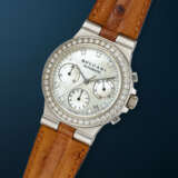 BVLGARI, WHITE GOLD AND DIAMOND-SET CHRONOGRAPH 'DIAGONO', WITH MOTHER-OF-PEARL DIAL, REF. CHW 35 G - photo 2