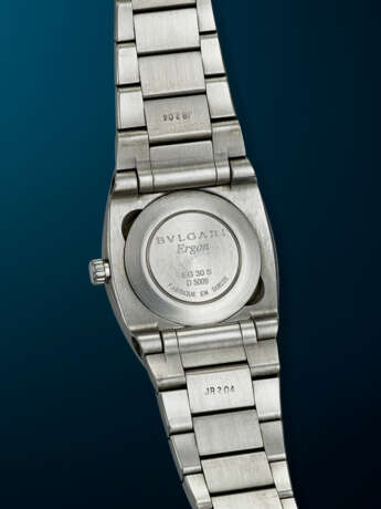 BVLGARI, STAINLESS STEEL QUARTZ 'ERGON', REF. EG 30 S - photo 3