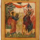 A MONUMENTAL ICON SHOWING THE ANNUNCIATION OF THE MOTHER OF GOD - photo 1