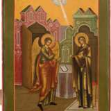 A LARGE ICON SHOWING THE ANNUNCIATION OF THE MOTHER OF GOD - photo 1