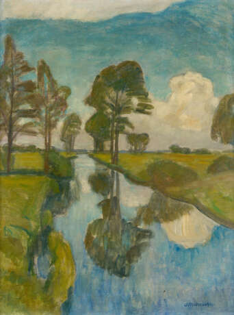 Otto Modersohn. Frühjahr an der Wümme - Foto 1