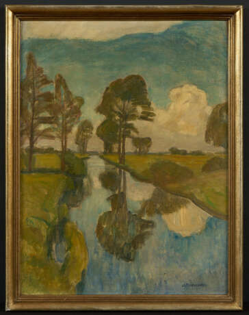 Otto Modersohn. Frühjahr an der Wümme - Foto 2