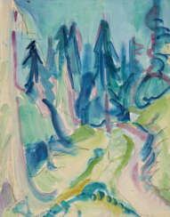 Ernst Ludwig Kirchner.Tannenwald