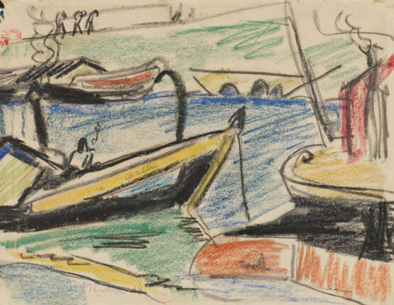 Ernst Ludwig Kirchner.An der Elbe - photo 1