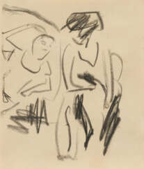 Ernst Ludwig Kirchner.Liegende und Stehende im Atelier