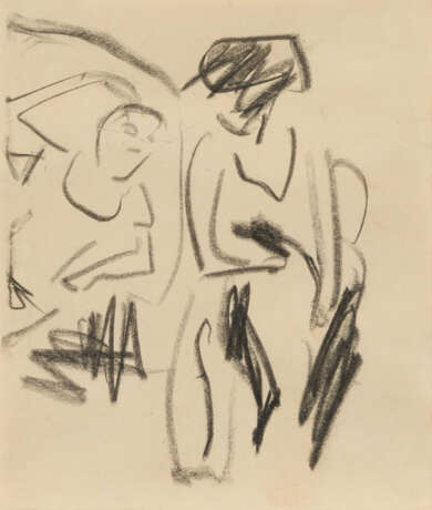 Ernst Ludwig Kirchner.Liegende und Stehende im Atelier - фото 1