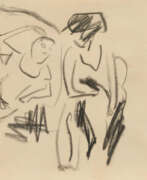 Ernst Ludwig Kirchner. Ernst Ludwig Kirchner. Liegende und Stehende im Atelier