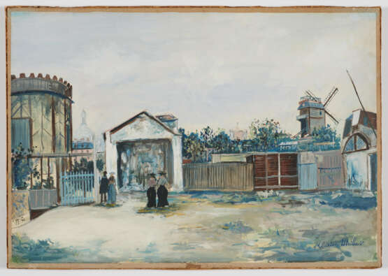 Maurice Utrillo.La Tour du Philosophe et le Moulin de la Galette - photo 2