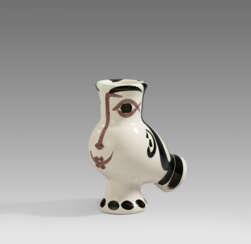 Pablo Picasso Ceramics.Woman-faced Wood-owl